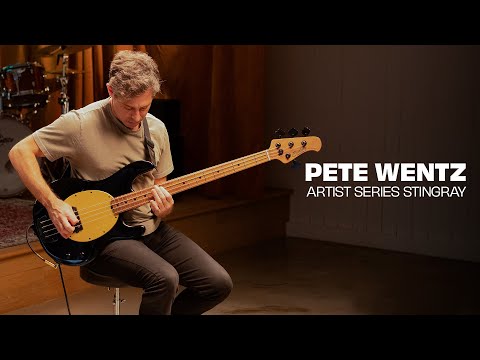 Music Man Sterling Pete Wentz Signature Bass Black