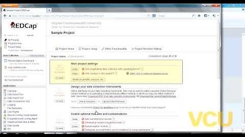 REDCap Creating Surveys