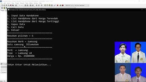 Presentasi Final Project Struktur Data Pendataan Handphone