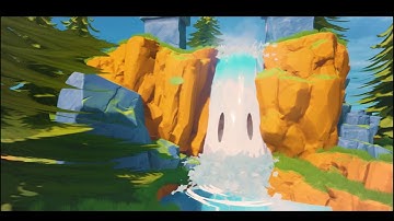 Stylized Floating Island "Paradiso Amissum" by Andre Felipe