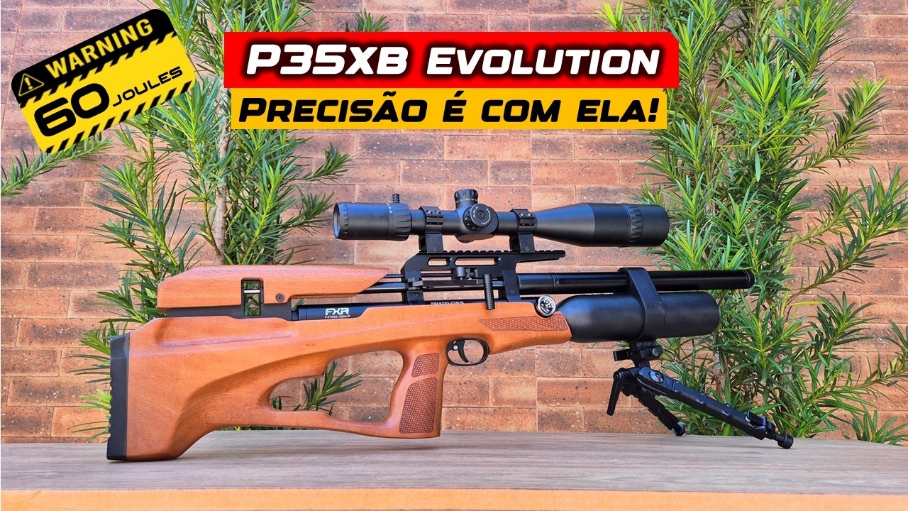 A MELHOR CARABINA DA FXR ⚠️ PCP P35XB EVOLUTION HC 5.5