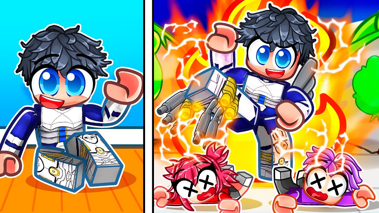 Birth to JET ENGINE HERO in Roblox Heroes Battlegrounds!