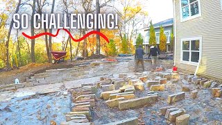 How To Build A Dry Stack Stone Wall | The Mason Gang