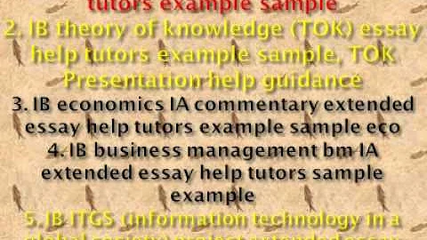 IB developmental economics IA commentary extended essay help