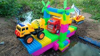 Construction Trucks Shape for Kids - Water Tank Trucks for Chidlren