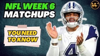 10 Fantasy Matchups YOU NEED🔥 | NFL Week 6