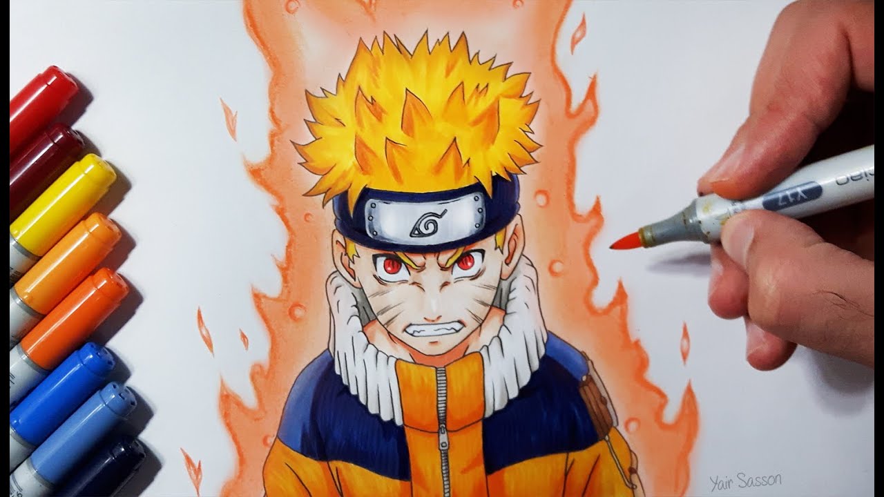 Sketch of Uzumaki Naruto. : r/Naruto