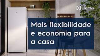 Freezer Vertical Efficient Electrolux 249L Inverter FEI27T Branco