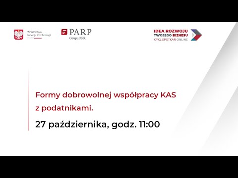 Wideokonferencja: Formy dobrowolnej współpracy KAS z podatnikami