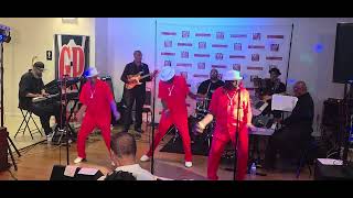 Crosswind sings "Sara Smile" backed by The Unit Band directed by Keith Busey at Wine Down Wednesdays