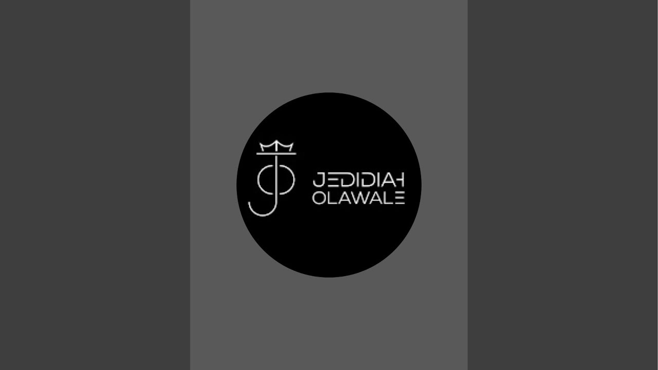Jedidiah Olawale Official is live - YouTube