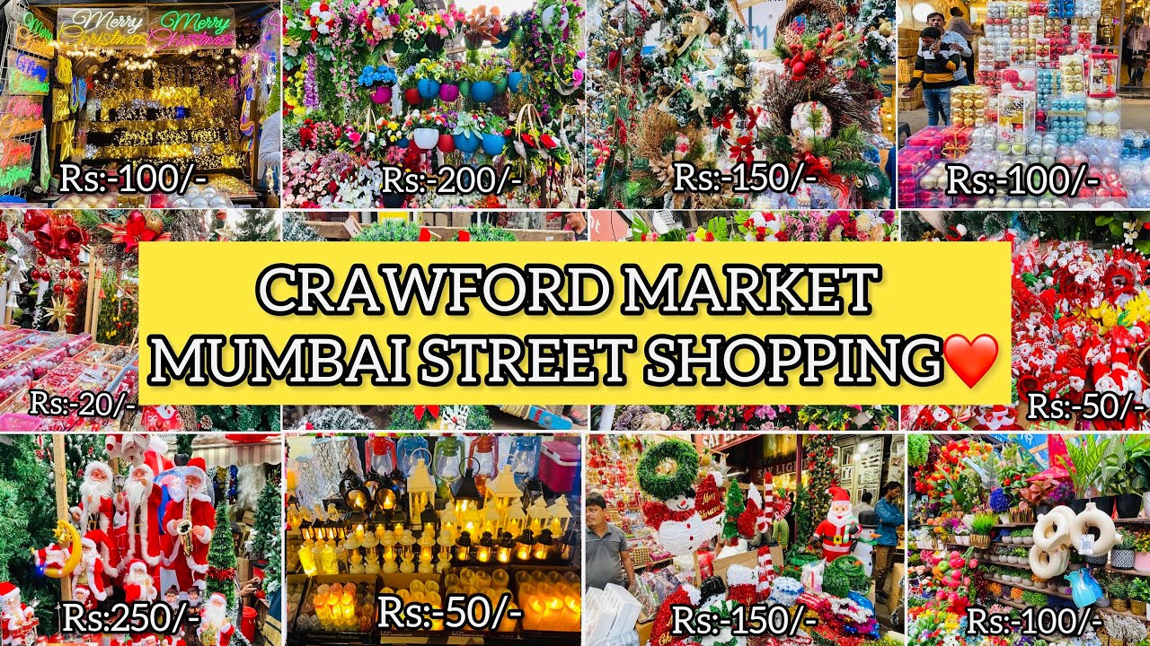 CRAWFORD MARKET MUMBAI😍Mumbai's Famous Street Shopping Market😍mumbai