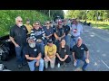 Behind the scenes antique motorcycle club photo shoot