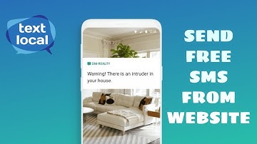 SEND FREE SMS FROM WEBSITE | NOTIFICATION IF INTRUDER BREAKS IN | HOME SECURITY SYSTEM | TUTORIAL