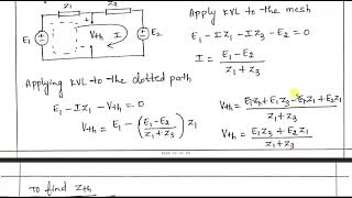 #BEC304 state and prove Thevinin's theorem--- Important