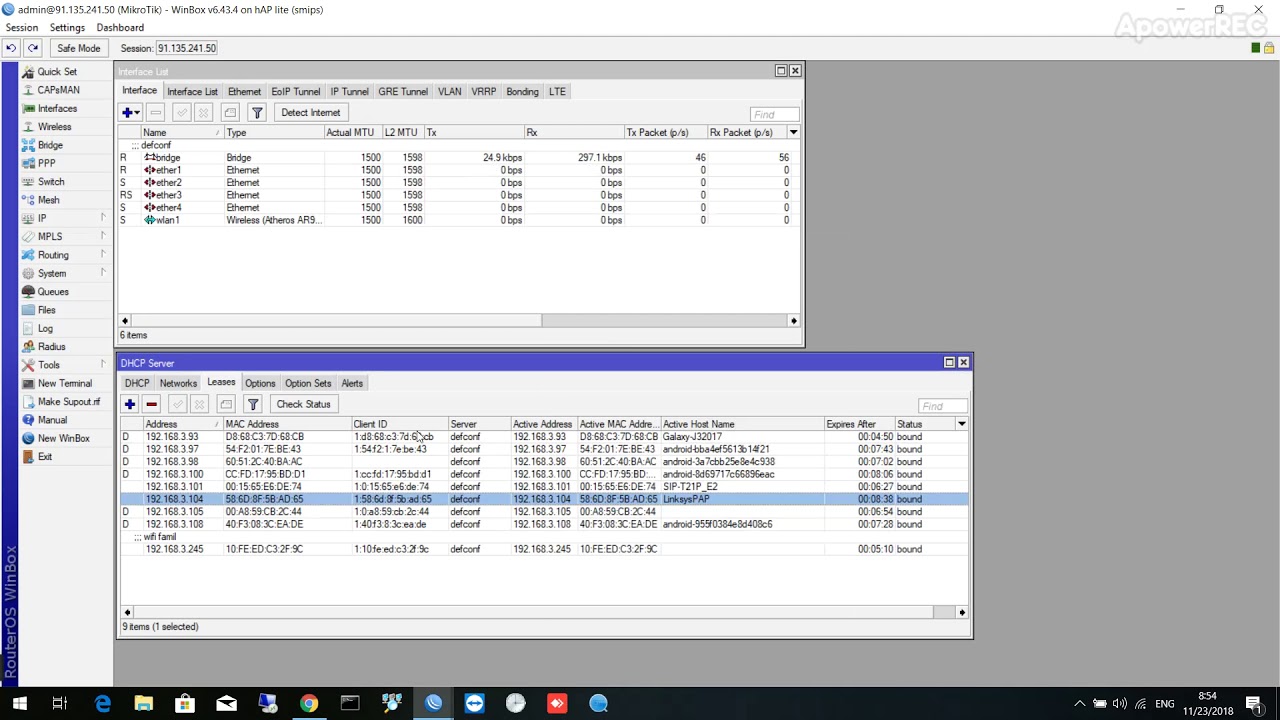 Mikrotik DHCP Assigment Static IP YouTube