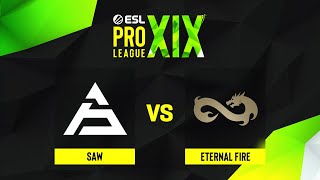 sAw проти Eternal Fire | Мапа 1 Vertigo | ESL Pro League Season 19