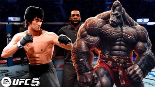 UFC 5 | Bruce Lee vs. Titan Gorilla (EA Sports UFC 5)