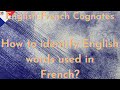 Cognate words tips  english to french  french for beginners