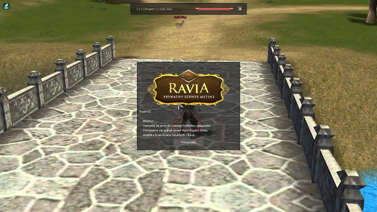 Ravia s2 Metin2 -- Pierwsze wrażenie & Graczy w LuJ Lagi w Ch**