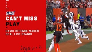 Rams Goal Line Stand!