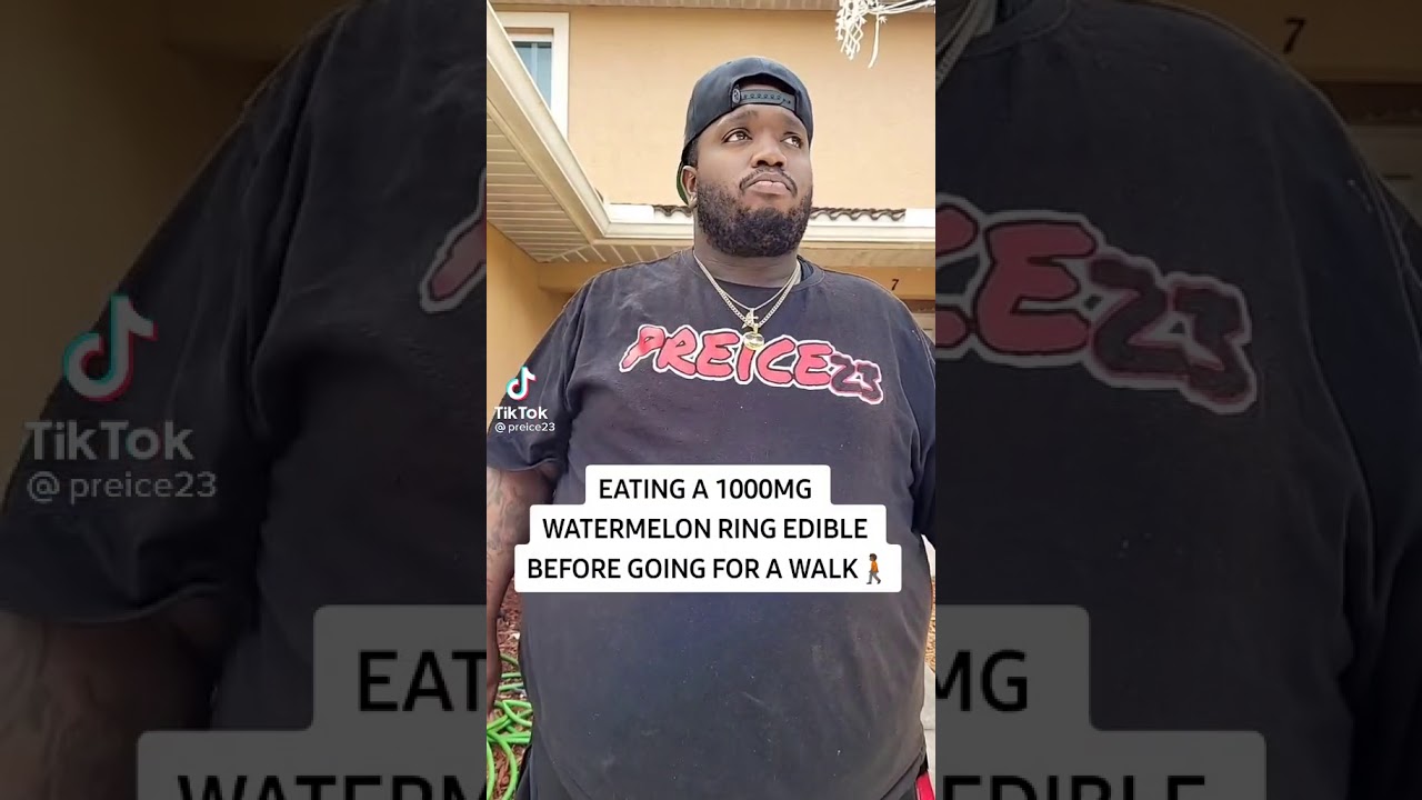 Eating a 1000 Mg Edible before going for a walk...