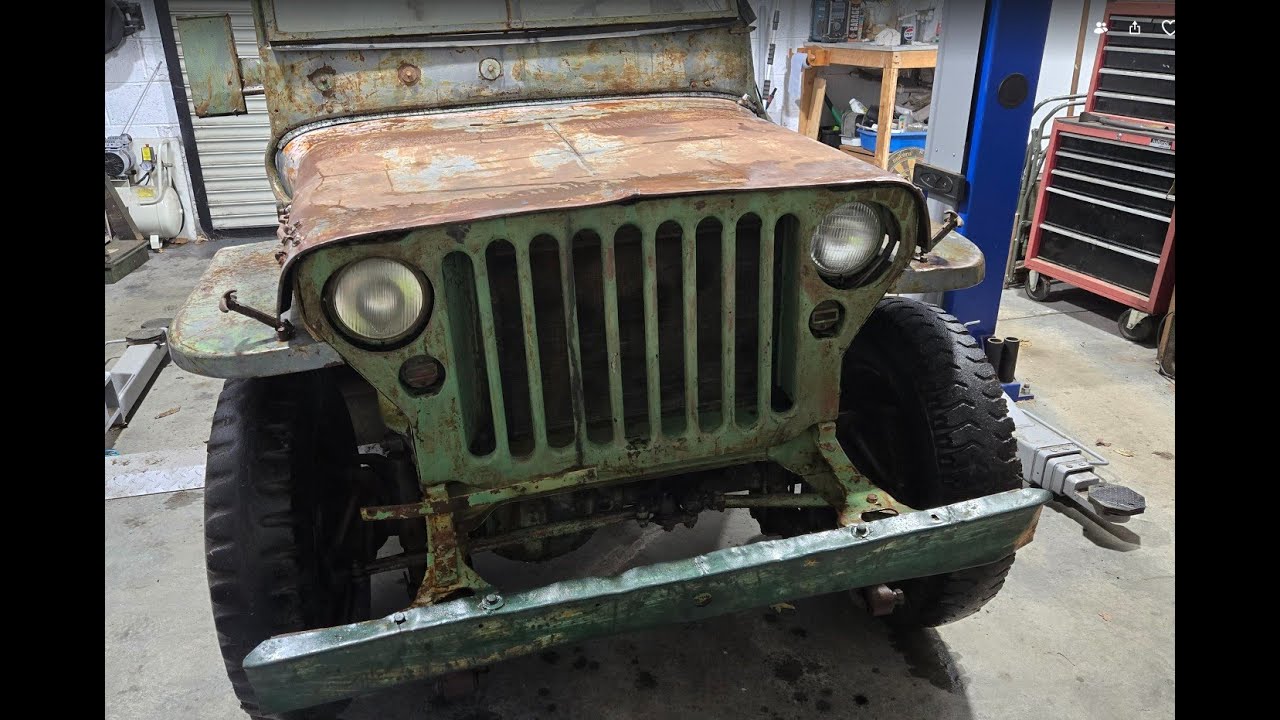 9/11 1942 Ford GPW Jeep Restoration, Part 2. Disassembly and Teardown.