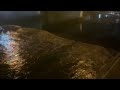 宮城・砂押川を逆流する津波　トンガ沖・海底火山噴火　Tsunami going up the river
