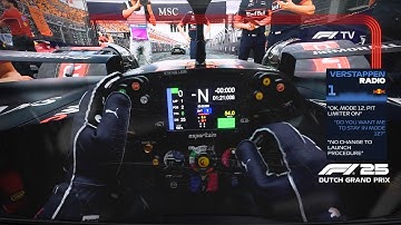 ULTRA REALISTIC F1 25 -  Max Verstappen Red Bull RB21 Dutch GP