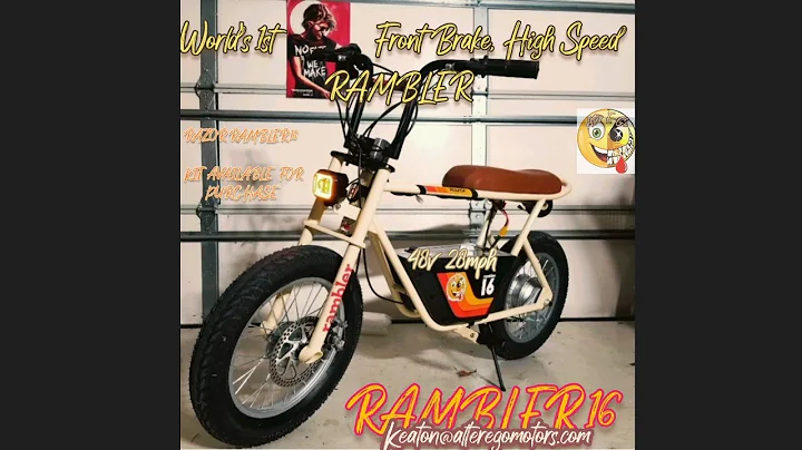 Razor Rambler 16 , LUDICROUS build. 24+mph bike wi...