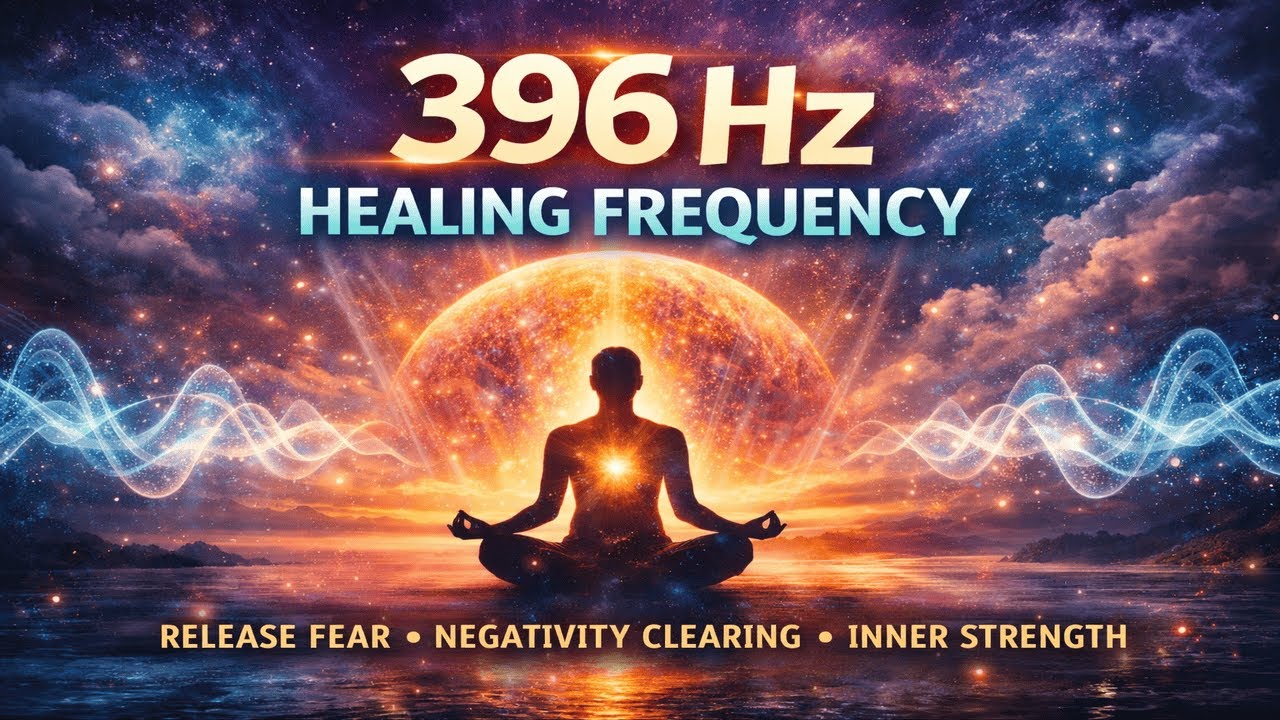 396 Hz Healing Frequency – Release Fear, Clear Negative Energy & Inner Strength