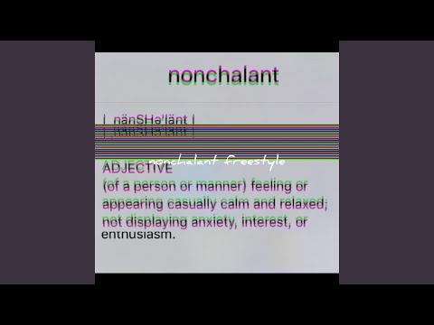nonchalant freestyle