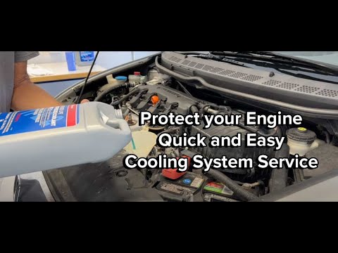 Service your Radiators Cooling System: Coolant Flush Honda Civic - YouTube