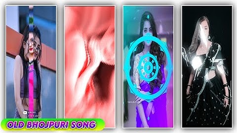 Old bhojpuri trending dj remix song status video editing / Alite motion new dj status video editing
