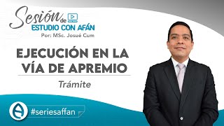 EJECUCIÓN EN LA VÍA DE APREMIO  TRÁMITE