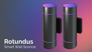 Atomi Smart Wi-Fi Rotundus Outdoor Wall Sconces