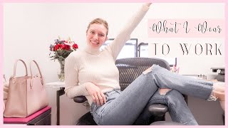 WHAT I WEAR TO WORK In a Week! * 9-5, Full Time Job, NYC