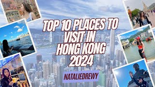TOP 10 PLACES TO VISIT IN HONG KONG IN 2024 |Quick Travel Guide, Bucket List, 4K