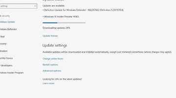 Windows 10 upgrade from Insider build 14959 to 14965