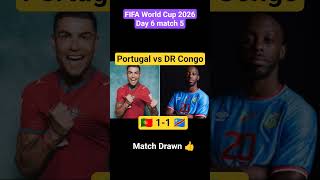 Portugal 🇵🇹 vs DR Congo🇨🇩.. Match Result update #fifaworldcup2026 #trending #cristianoronaldo