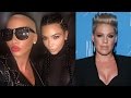 Amber Rose Slams Pink & Comes To Kim Kardashian's Nude Feud Defense
