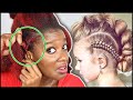 👉🏾👈🏾 Learning This 'Weird' BRAID From a White Youtuber | My THREE DAY' STRUGGLE!!