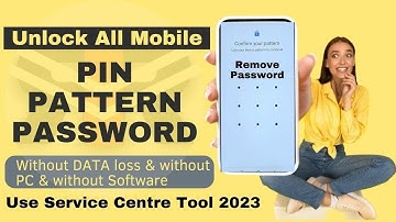 How To Unlock Password/Pattern On Android | Service Center Latest Method Reveal 💯% Working 🔴Live 😯