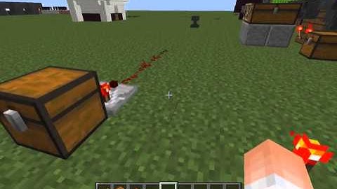 Redstone Demo: Full chest detector