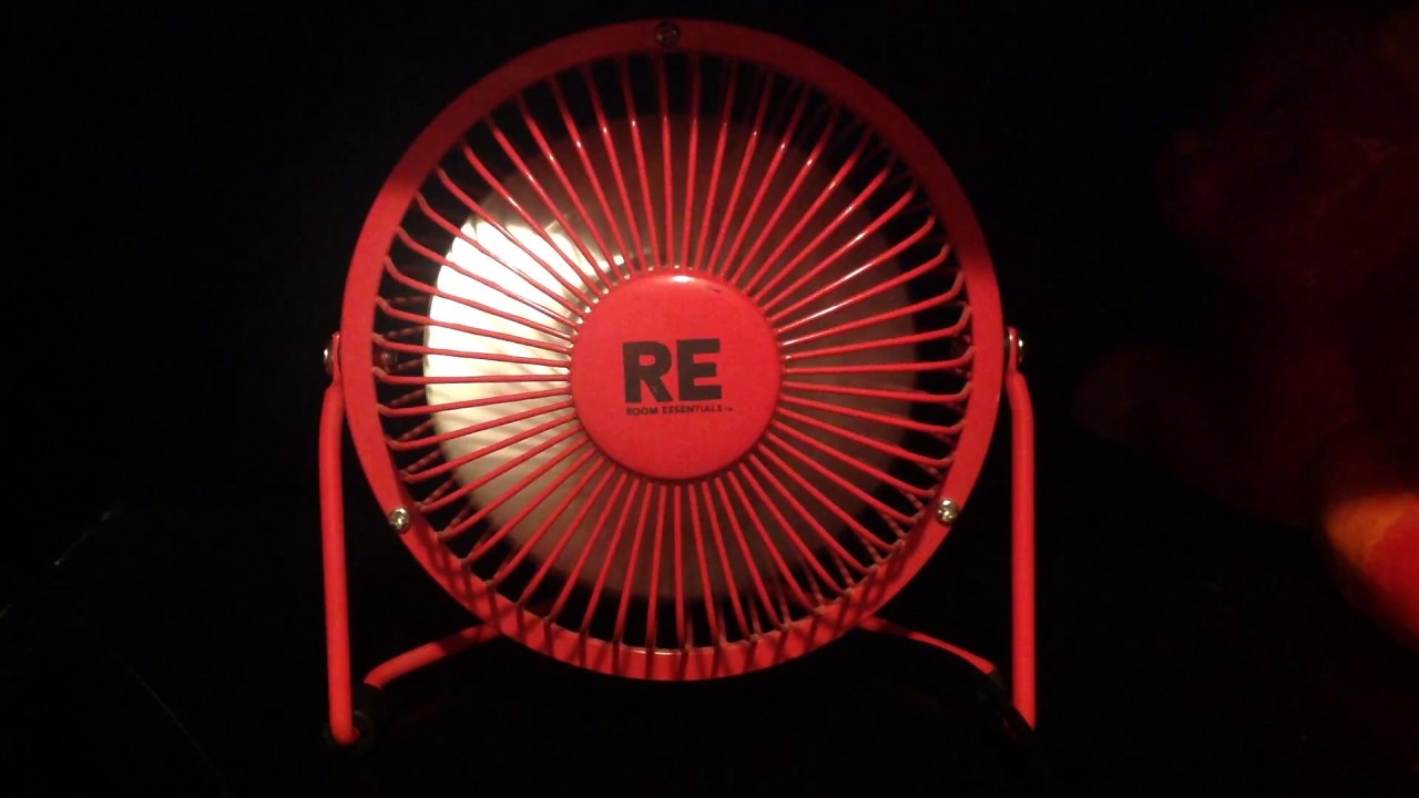 4 Room Essentials Desk Fan Musical Edition Youtube