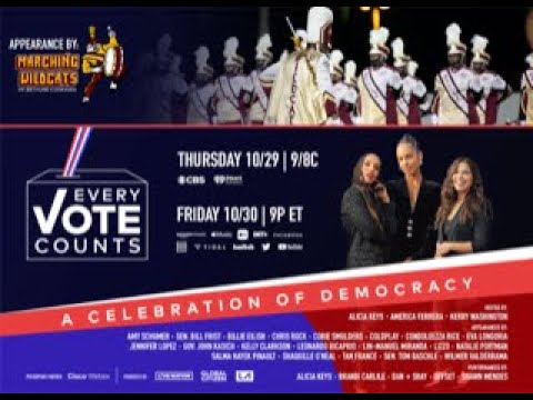 Bethune Cookman Marching Band Opener On Cbs Special Every Vote Counts