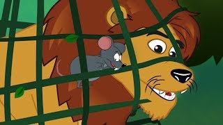 Der Löwe und die Maus märchen | Gutenachtgeschichte für kinder