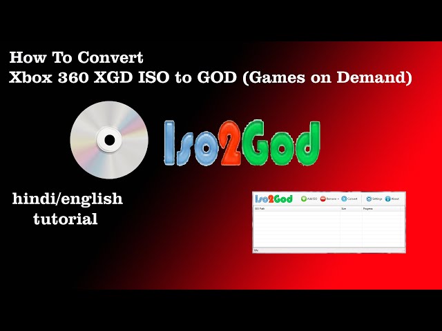 CONVERTER JOGOS XBOX 360 DE ISO PARA GOD 