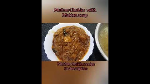 Madurai Mutton Chukka || Mutton soup || Homemade|| #shorts