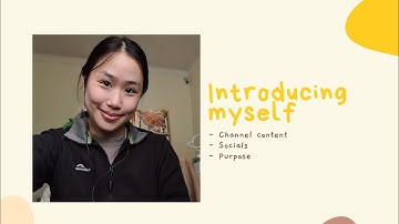 Quick Intro: Introducing Myself ✨️